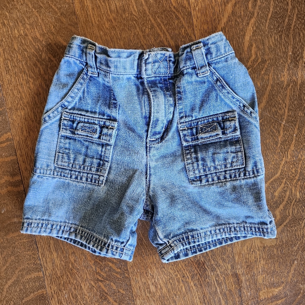 Cargo Jean Shorts Baby Boy 3-6M